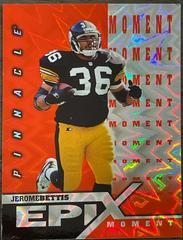 Jerome Bettis [Moment Orange] Football Cards 1997 Pinnacle Epix Prices