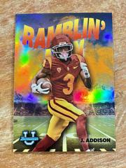 Jordan Addison [Orange] Football Cards 2022 Bowman Chrome University Ramblin Man Prices