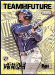 Wander Franco [Black] #TOF-8 Baseball Cards 2022 Stadium Club Team of the Future Prices
