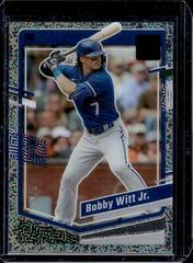 Bobby Witt Jr. [Green] #2 Baseball Cards 2023 Panini Chronicles Clearly Donruss Prices
