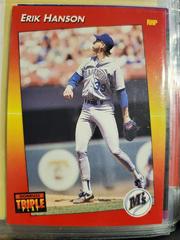 Erik Hanson #20 Baseball Cards 1992 Panini Donruss Triple Play Prices