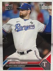 Jordan Montgomery [Team Color Gradient] #WS-8 Baseball Cards 2023 Topps Now World Series Champions Prices