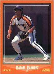 Rafael Ramirez [Glossy] #12T Baseball Cards 1988 Score Traded Prices