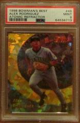 Alex Rodriguez [Atomic Refractor] #45 Baseball Cards 1998 Bowman's Best Prices