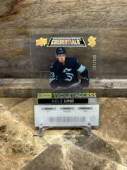 Kole Lind #DTA-KL Hockey Cards 2021 Upper Deck Credentials Debut Ticket Access Acetate Prices