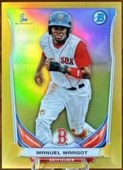 Manuel Margot [Gold Refractor] Baseball Cards 2014 Bowman Chrome Prospects Prices