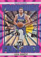Luka Doncic [Pink] #25 Basketball Cards 2023 Panini Donruss Franchise Features Prices