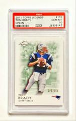 Tom Brady [Green] #115 Football Cards 2011 Topps Legends Prices