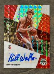 Bill Walton [Choice Fusion Red] Basketball Cards 2019 Panini Mosaic Autographs Prices