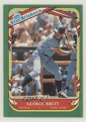 George Brett Baseball Cards 1987 Fleer Star Stickers Prices