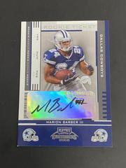 Marion Barber [Preview Ticket Autograph Green] Football Cards 2005 Playoff Contenders Prices