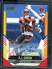 A. J. Green [Signature Gold Zone] #101 Football Cards 2021 Panini Score Prices