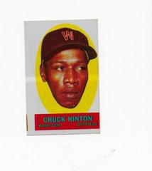 Chuck Hinton [Instruction Back] Baseball Cards 1963 Topps Peel Offs Prices