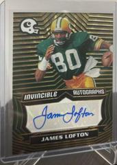 James Lofton [Green] #INV-JLO Football Cards 2021 Panini Chronicles Invincible Autographs Prices