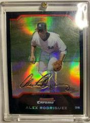 Alex Rodriguez [Refractor] Baseball Cards 2004 Bowman Chrome Prices