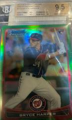 Bryce Harper [Green Refractor] #214 Baseball Cards 2012 Bowman Chrome Prices