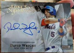 David Wright Baseball Cards 2022 Stadium Club Lone Star Signatures Prices