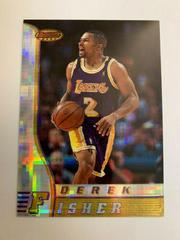 Derek Fisher [Atomic Refractor] Basketball Cards 1996 Bowman's Best Rookie Prices