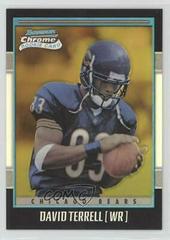 David Terrell [Gold Refractor] Football Cards 2001 Bowman Chrome Prices