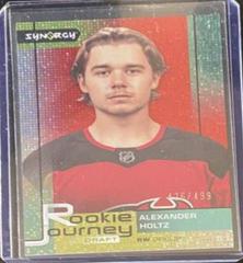 Alexander Holtz [Red] Hockey Cards 2021 Upper Deck Synergy Rookie Journey Draft Prices