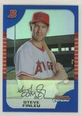 Steve Finley [Blue Refractor] #15 Baseball Cards 2005 Bowman Chrome Prices