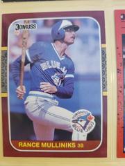 Rance Mulliniks Baseball Cards 1987 Donruss Prices