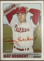 Ray Herbert [Red Ink] #RH Baseball Cards 2015 Topps Heritage Real One Autographs Prices