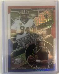 Cameron Jordan, Jameis Winston [Red White Blue] Football Cards 2021 Panini Contenders Optic Xs and Os Prices
