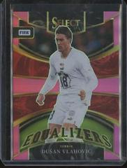 Dusan Vlahovic [Pink] #14 Soccer Cards 2022 Panini Select FIFA Equalizers Prices