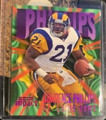 Lawrence Phillips [Rave] Football Cards 1997 Skybox Impact Prices