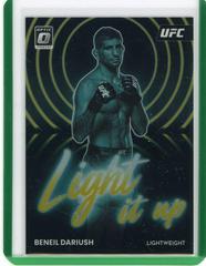 Beneil Dariush [Gold] #21 Ufc Cards 2023 Panini Donruss Optic UFC Light It Up Prices