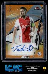 Dusan Tadic [Orange Refractor] Soccer Cards 2020 Topps Finest UEFA Champions League Autographs Prices