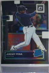 Jeremy Pena [Black] #119 Baseball Cards 2022 Panini Donruss Optic Prices