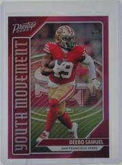 Deebo Samuel [Pink] #YM-12 Football Cards 2023 Panini Prestige Youth Movement Prices