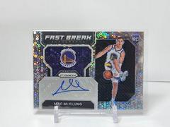 Mac McClung #FBR-MMC Basketball Cards 2022 Panini Prizm Fast Break Rookie Autographs Prices