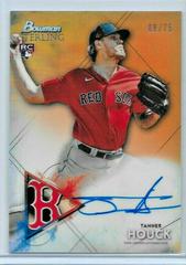Tanner Houck [Orange Refractor] #BSRA-TH Baseball Cards 2021 Bowman Sterling Rookie Autographs Prices