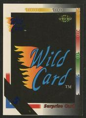 Surprise Card [5 Stripe] Football Cards 1992 Wild Card Prices
