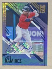 Jose Ramirez [Autographs Gold] #3 Baseball Cards 2021 Panini Chronicles Elite Prices