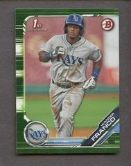 Wander Franco [Green] Baseball Cards 2019 Bowman Prospects Prices
