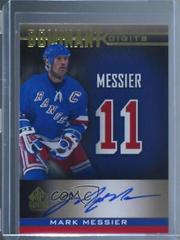 Mark Messier [Gold Autograph] #DD-24 Hockey Cards 2020 SP Signature Edition Legends Dominant Digits Prices