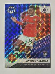 Anthony Elanga [Blue Mosaic] Soccer Cards 2021 Panini Mosaic Premier League Prices
