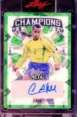 Cafu [Green Crystal] Soccer Cards 2022 Leaf Metal Champions Autographs Prices