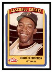 Donn Clendenon #82 Baseball Cards 1990 Swell Greats Prices