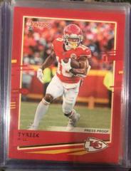 Tyreek Hill [Red Press Proof] #2 Football Cards 2020 Panini Donruss Prices