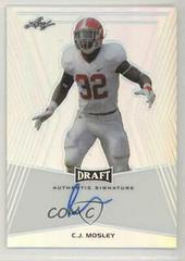 C.J. Mosley Football Cards 2014 Leaf Metal Draft Autographs Prices