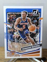 Immanuel Quickley #21 Basketball Cards 2023 Panini Donruss Prices