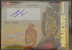 Myles Turner #HS-MTN Basketball Cards 2021 Panini Hoops Hot Signatures Prices