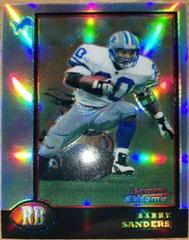 Barry Sanders [Refractor] Football Cards 1998 Bowman Chrome Prices