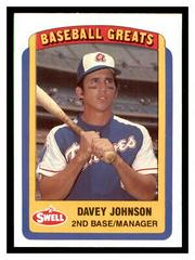 Davey Johnson #61 Baseball Cards 1990 Swell Greats Prices