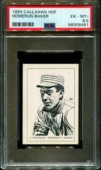 Homerun Baker Baseball Cards 1950 Callahan Hall of Fame Prices